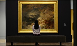 JMW Turner's A Disaster at Sea on display at Tate Britain.